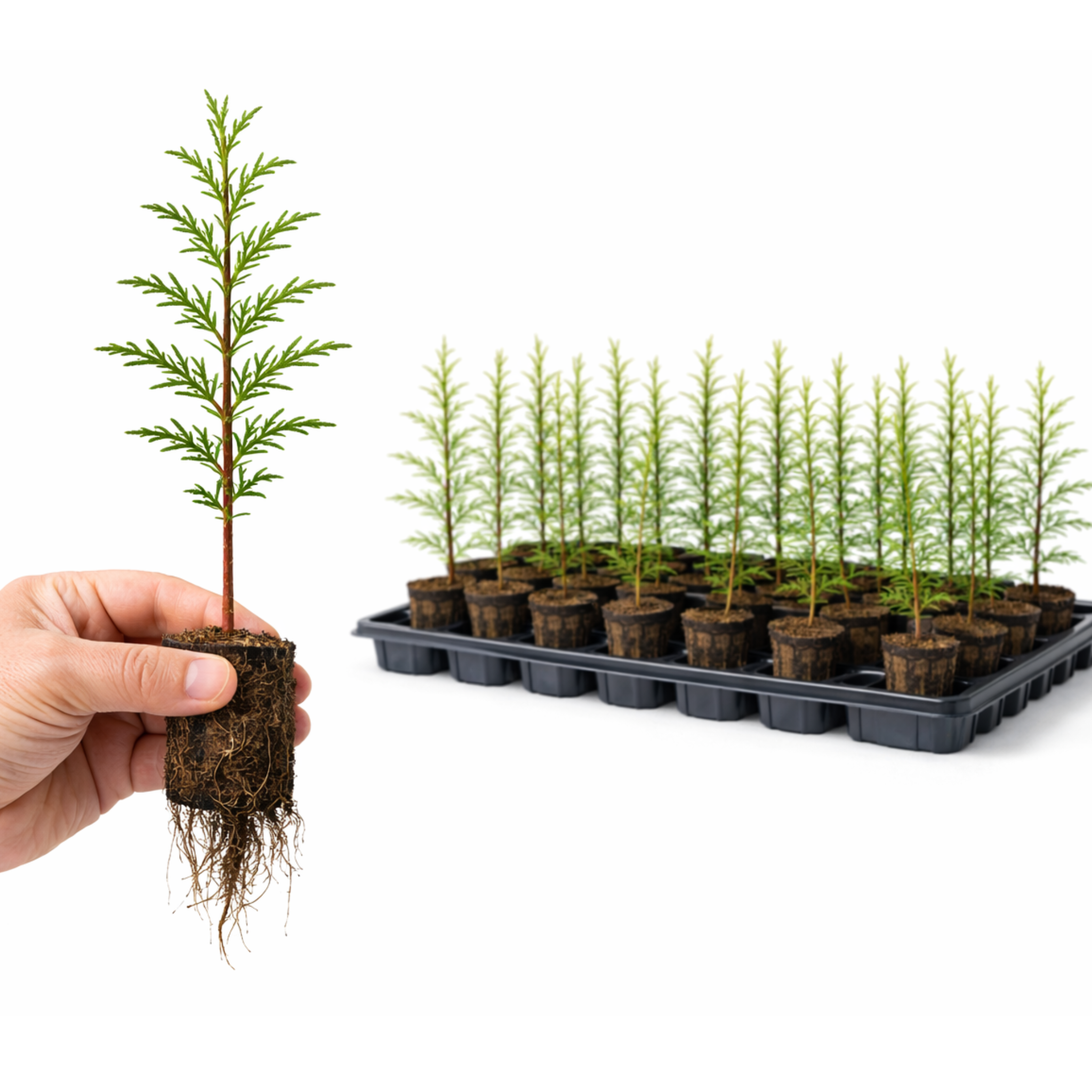 Green Giant Arborvitae | 1-2 ft. Tall | 25-Pack For $150 – Hidden